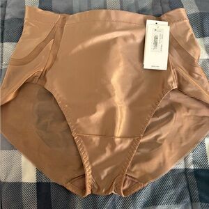 NWT SPANKS Seamless High-Waist Shaping Briefs in Nude